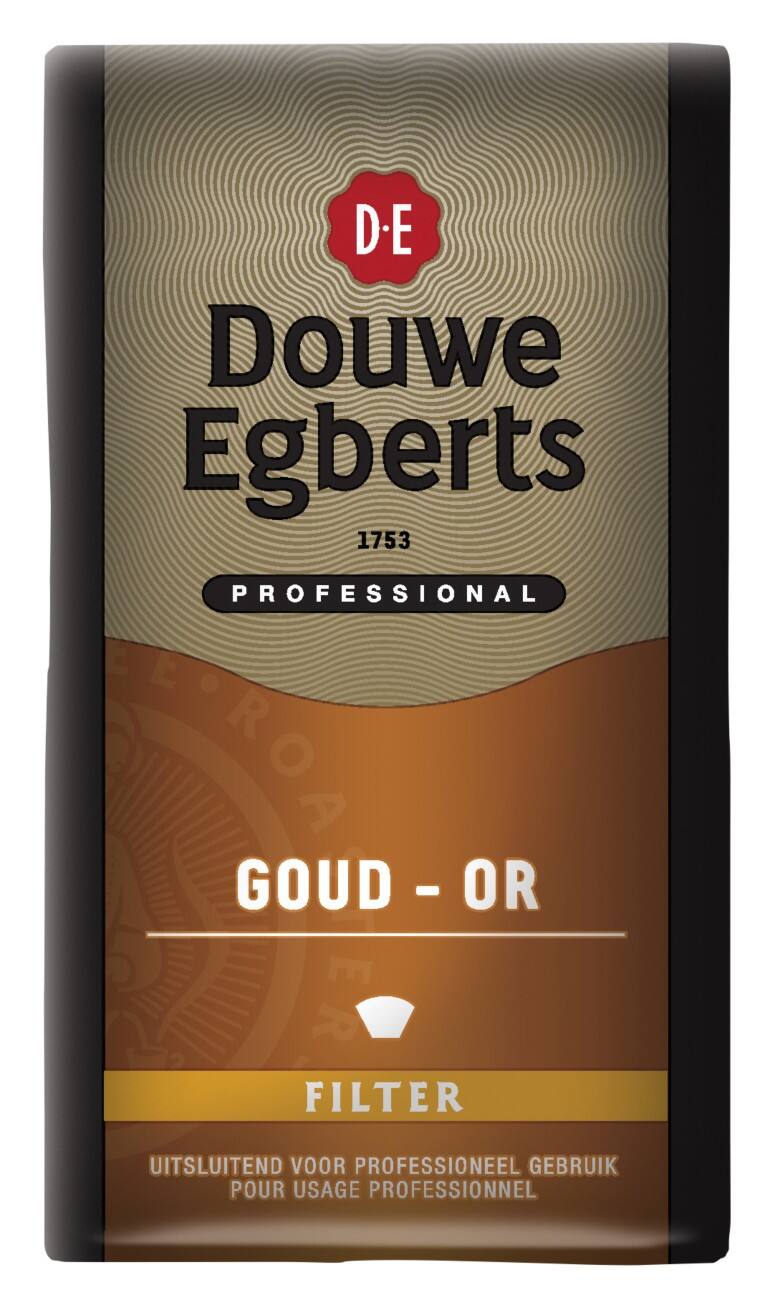 Café moulu Douwe Egberts Goud-Or 12 Unités de 250 g