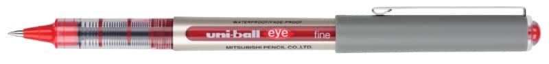 Roller encre gel uni-ball Eye Fine UB-157 Non rétractable Rouge 0,4 mm Moyen Rollerball