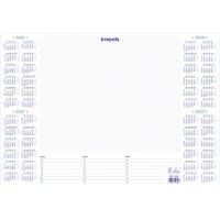 Brepols DeskMate Bureaukalender 2025 Nederlands, Frans, Duits, Engels 35 (B) x 0,5 (D) x 50 (H) cm Wit