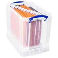 Really Useful Box Archiefboxen 19 L Transparant Plastic 39,5 x 25,5 x 29 cm