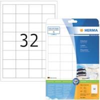 Étiquettes multifonctions HERMA 4200 Adhésif A4 Blanc 48.3 x 33.8 mm 25 Feuilles de 32 Étiquettes