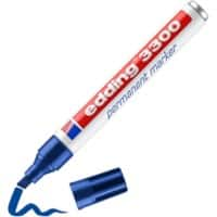 edding 3300 Permanent marker  Breed Beitelpunt 1 - 5 mm Blauw Navulbaar Waterbestending