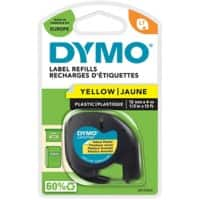 Ruban d'étiquettes LT Dymo 91202 S0721660 Authentique Adhésif Noir sur jaune 12 mm (l) x 4 m (L)