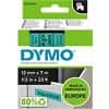 Ruban d’étiquettes Dymo D1 S0720590 / 45019 d’origine Autocollantes Noir sur vert 12 mm x 7 m
