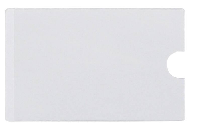 Djois visitekaarthoesjes 10109 transparant polypropyleen 6 x 9,5 cm 100 stuks