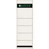 Étiquettes adhésives pour dos de classeurs Leitz A4 61,5 mm Blanc 10 Unités