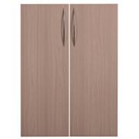 Portes d'armoire Hammerbacher Matrix Décor noyer 790 x 16 x 1104 mm