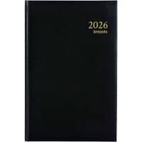 Brepols Saturnus Agenda 2026 Speciaal 2 Dagen per pagina Duits, Engels, Frans, Nederlands Zwart 0,221,1255,01,6,0