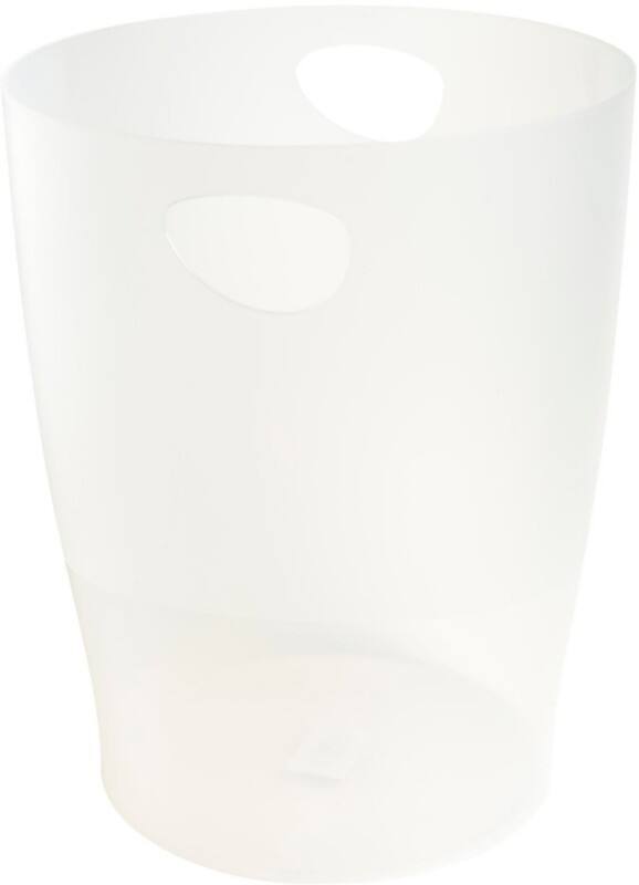 Poubelle Exacompta Classic 15 L Blanc Polypropylène
