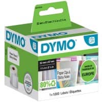 Étiquettes multifonction Dymo LW S0722540 / 11354 d’origine Autocollantes Blanc 32 x 57 mm