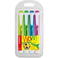 STABILO Swing cool Tekstmarker Kleurenassortiment Medium Beitelpunt 1-4 mm 4 Stuks