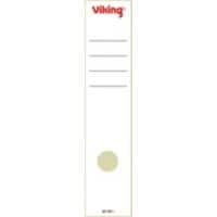 Étiquettes pour dos de classeur Viking A4 60 mm Blanc 10 Unités