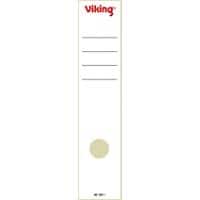 Étiquettes pour dos de classeur Viking A4 60 mm Blanc 10 Unités