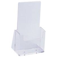 Porte-brochures helit the helpdesk A4 11,5 (L) x 6,5 (P) x 18,5 (H) cm Transparent 2 Unités 