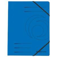Fardes à élastiques herlitz A4 Bleu Carton 24 x 31,8 cm