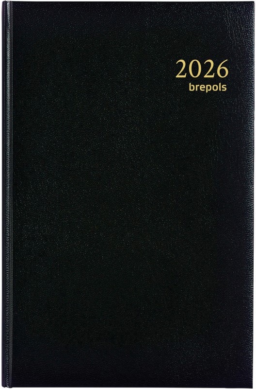Brepols Saturnus Lima Agenda 2026 Speciaal 1 Week per 2 pagina's Nederlands, Frans, Duits, Engels Zwart 0,231,1255,01,6,0