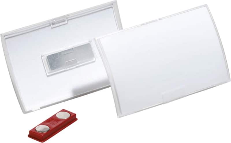 Badge nominatif Click-Fold DURABLE avec Aimant 8215-19 5 54 (H) x 90 (L) mm 10 Unités