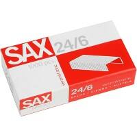 Agrafes SAX 24/6 1-246-00 Zinc Argenté 1 000 Agrafes