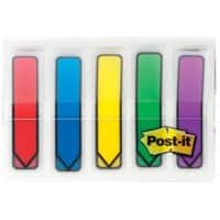 Post-it 684-ARR1 Index Kleurenassortiment Blanco Speciaal 1,19 x 4,32 cm 5 Stuks à 20 Strips