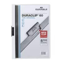 Farde à clip DURABLE Duraclip A4 Blanc Polypropylène Dos : 6 mm