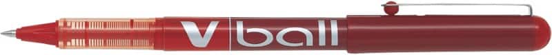 Pilot V-Ball Niet-intrekbaar Rollerballpen Rood 0,3 mm Fijn Kegelvormig
