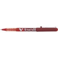 Stylo roller Pilot V-Ball V-Ball Non rétractable Rouge 0,3 mm Fin Conique