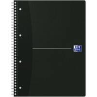 OXFORD Office Essentials A4+ Collegeblok Zwart Kartonnen kaft Gelinieerd 70 vellen