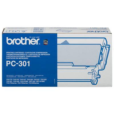 Brother PC301 Inkt Cartridge + Donorrol Zwart