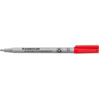 STAEDTLER Lumocolor Niet permanente OHP Marker Medium Ronde Punt Rood 10 Stuks