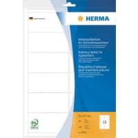 Étiquettes d'adresse HERMA 4432 Adhésif A4 Blanc 94 x 47 mm 20 Feuilles de 12 Étiquettes