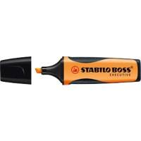 Surligneur STABILO Boss Executive Orange Pointe large Biseautée 2 - 5 mm Non rechargeable