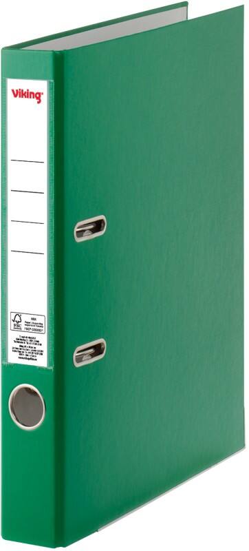 Viking Smal Ordner A4 50 mm Donkergroen 2 Ringen Kunststof Mat Staand