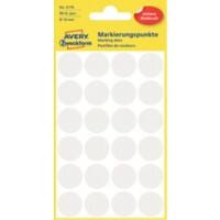 AVERY Zweckform 3170 Markeringspunten Speciaal Wit 4 Vellen à 24 Etiketten