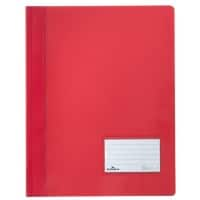 DURABLE Snelhechters Duralux A4 Transparant rood Polyvinylchloride (PVC) 28 x 33,2 cm