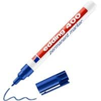 edding 400 Permanent marker Fijn Ronde punt 1 mm Blauw Navulbaar