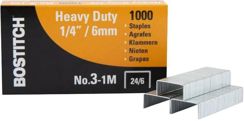 Bostitch Nietjes 24/6 NO.3-1M Metaal Zilver 1000 Nietjes