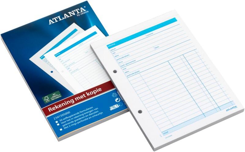 Djois Atlanta Kasboek Blauw A5 70 g/m² 2  à 50 Vellen