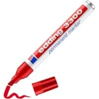 edding 3300 Permanent marker Breed Beitelpunt 5 mm Rood Navulbaar