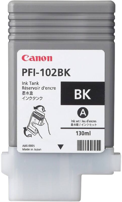 Canon PFI-102BK Origineel Inktcartridge Zwart