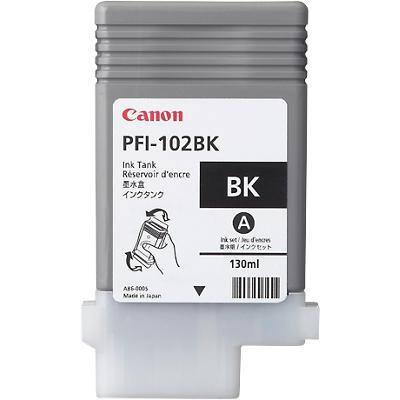 Canon PFI-102BK Origineel Inktcartridge Zwart