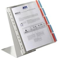 DURABLE 569300 Zichtpanelensysteem Blauw, Rood A4 Metaal, Polyvinylchloride (Pvc), Staal 27 x 39,5 cm