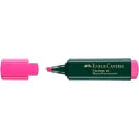 Surligneur Faber-Castell Superfluorescent Rose Pointe moyenne Biseautée 1 - 5 mm Rechargeable