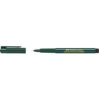 Stylo-feutre Faber-Castell Finepen 0,4 mm Aiguille Noir 1511