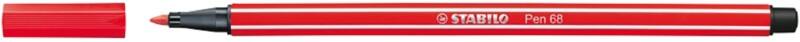 Feutre STABILO Pen 68 Ogive 1 mm Rouge