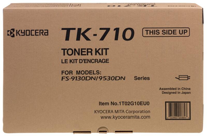 Kyocera TK-710 Origineel Tonercartridge Zwart