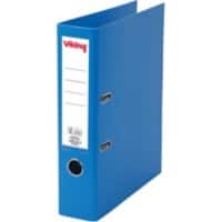 Viking Breed Classeur A4 75 mm Blauw 2 Ringen Karton, PP (Polypropeen) Mat Staand