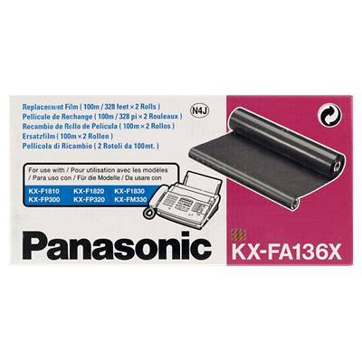 Panasonic Original KXFA136X Zwart Lintcartridge