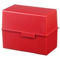 HAN 976-17 Systeemkaartenbak Rood A6 300 kaarten Polystyreen, staal 16,5 x 9,6 x 12,8 cm