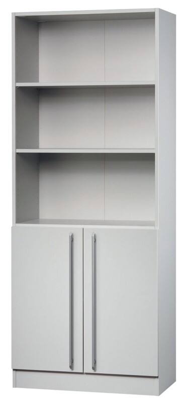 Armoire de classement Hammerbacher Matrix ABS (Acrylonitrile butadiène styrène), Aggloméré 4 Étagères 800 x 420 x 2004 mm Gris