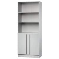 Armoire de classement Hammerbacher Matrix ABS (Acrylonitrile butadiène styrène), Aggloméré 4 Étagères 800 x 420 x 2004 mm Gris